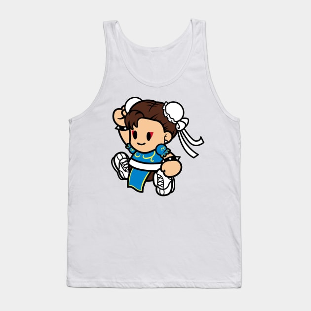 Cute Chun Li Tank Top by Samtronika